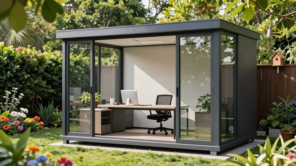 customizable efficient backyard offices