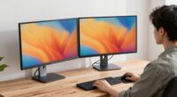 dual monitor ergonomic solution