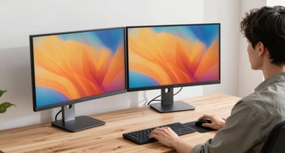 dual monitor ergonomic solution