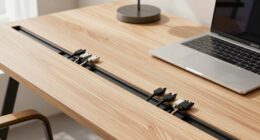 effortless desk cable organization