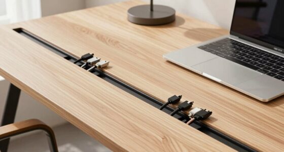 effortless desk cable organization