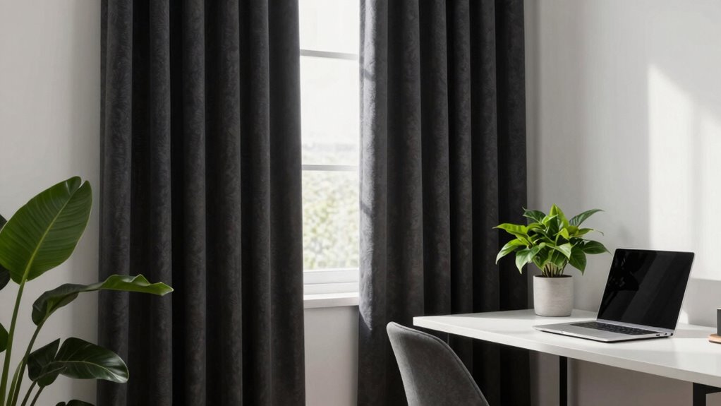 enhance focus with blackout curtains