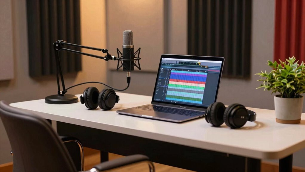 ergonomic podcasting desk essentials