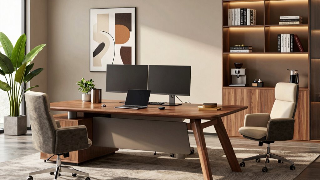 ergonomic workspace boosts productivity