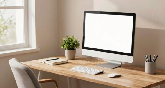 ergonomic workspace organization