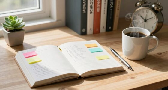 establish consistent planning routines