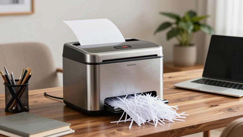 home office shredder security