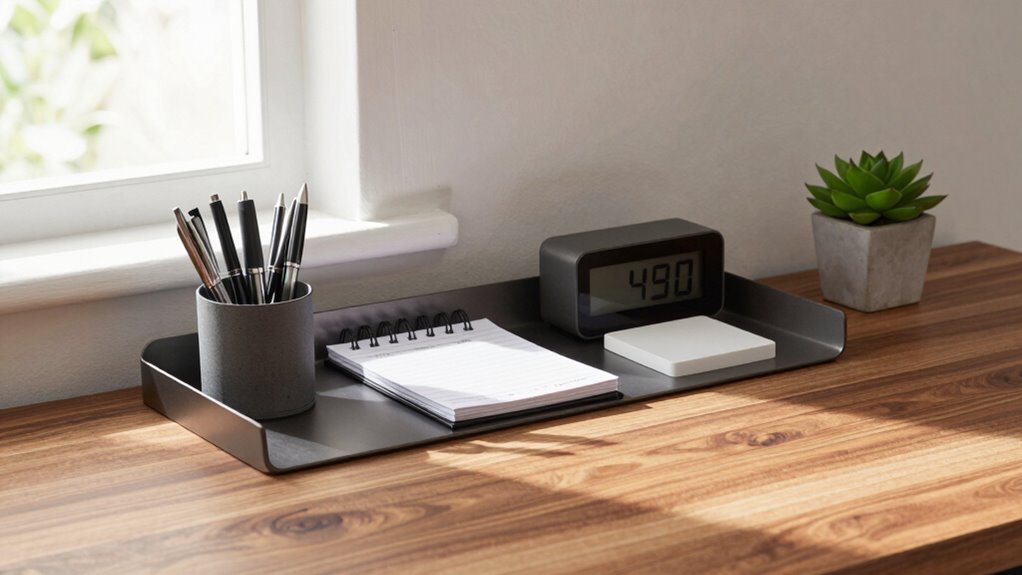 minimalist desk organization essentials