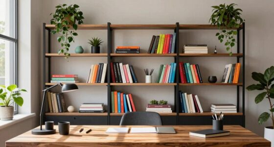 open storage enhances focus