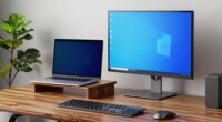 optimal monitor height adjustment