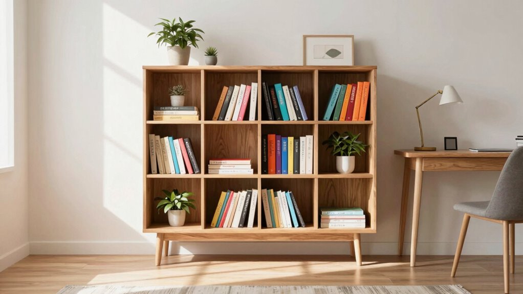 optimize workspace with bookshelves
