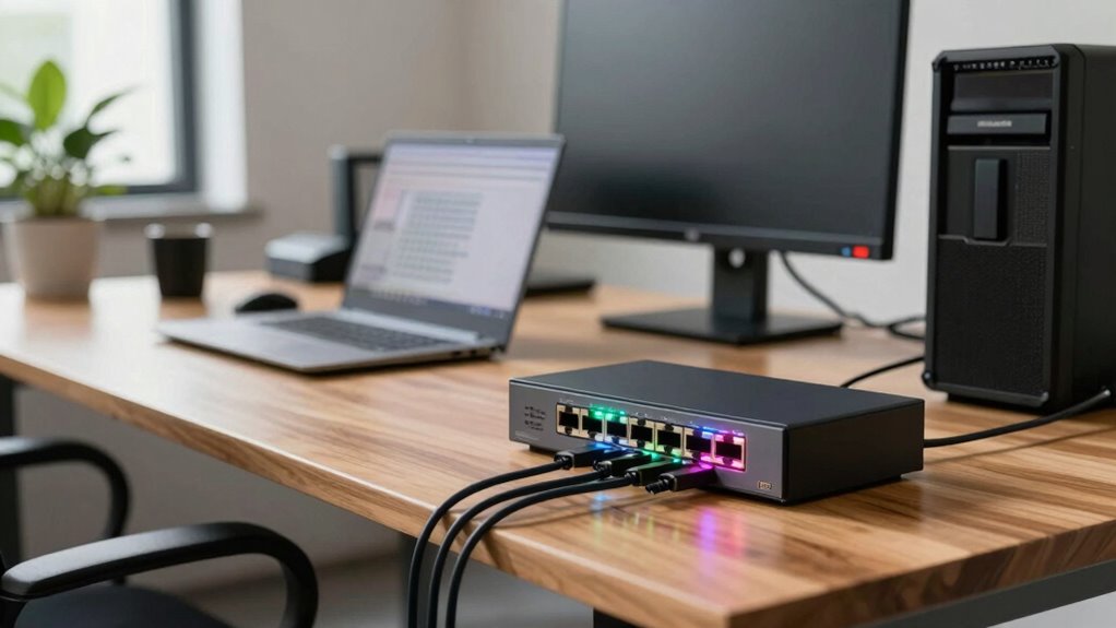 optimizing office wired connections