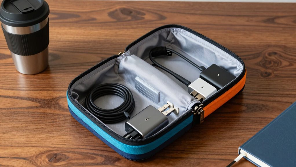 organized travel charger solutions