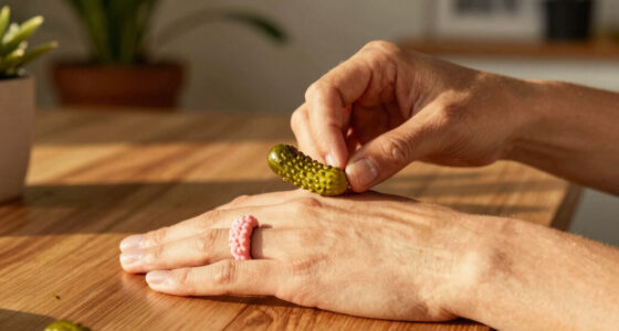 Pickle-Inspired Pinky Rings