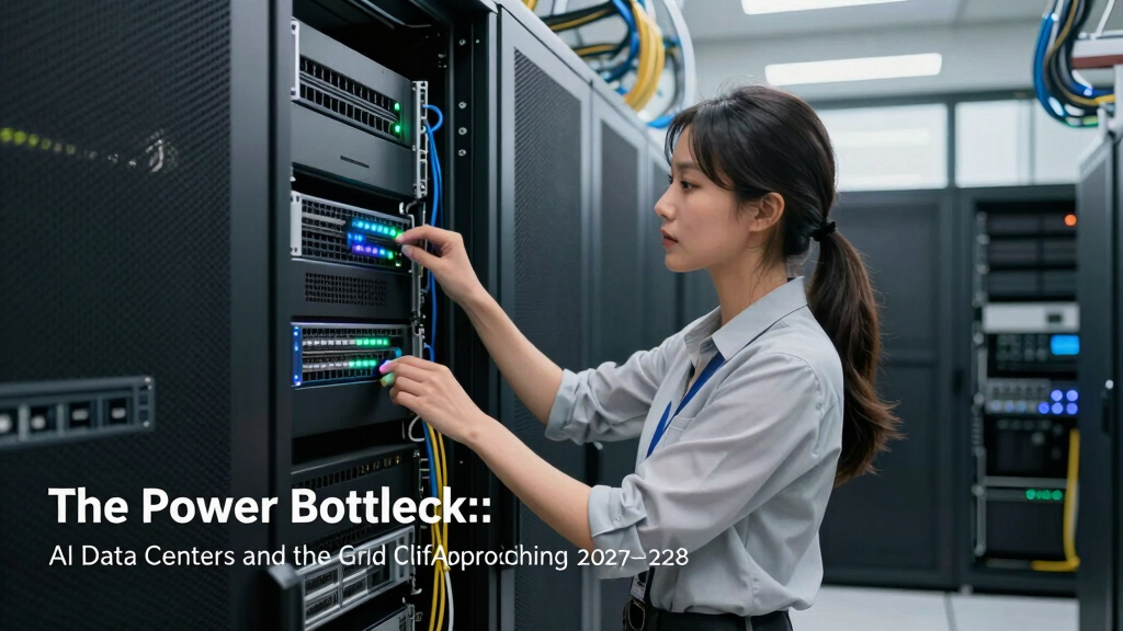 The Power Bottleneck: AI Data Centers and the Grid Cliff Approaching 2027-2028