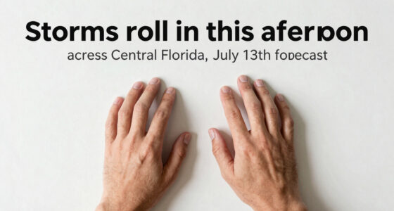Storms roll in this afternoon across Central Florida| July 13th forecast
