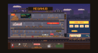 Parcel Rush: A Living Pixel-Art Scene Where Pop Culture Meets AI