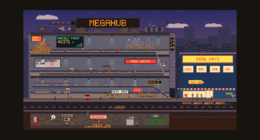 Parcel Rush: A Living Pixel-Art Scene Where Pop Culture Meets AI